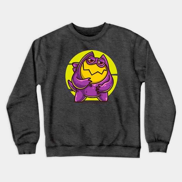 Little Monster Crewneck Sweatshirt by haallArt